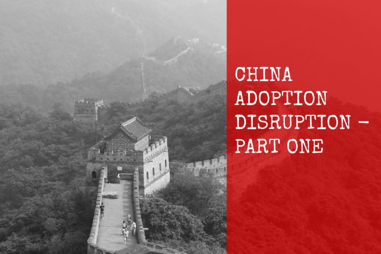 China Adoption Disruption Part 1