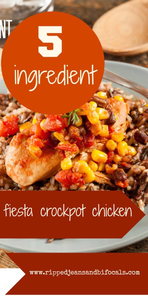 Crockpot chicken fiesta is easy, delicious and can be made ahead and to|crockpot chicken|easy recipe|gluten-free|