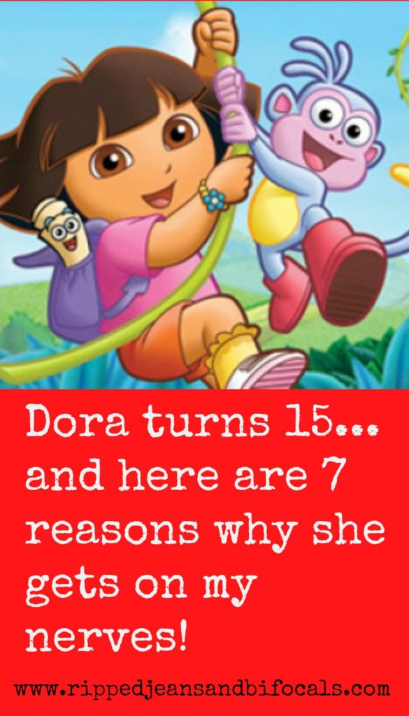 Dora the Explorer is turning 15 and here's how I feel about it|Ripped Jeans and Bifocals|Dora the Explorer|annoying kids shows|cartoon ideas|