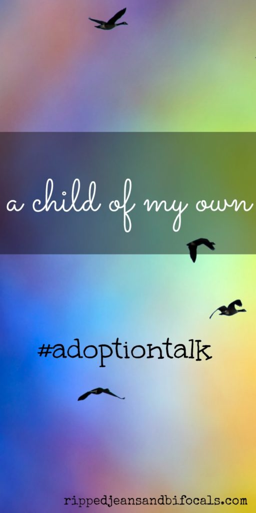 A child of my own|Ripped Jeans and Bifocals|adoption blogs|adoption ideas|international adoption|China adoption|adoption talk|
