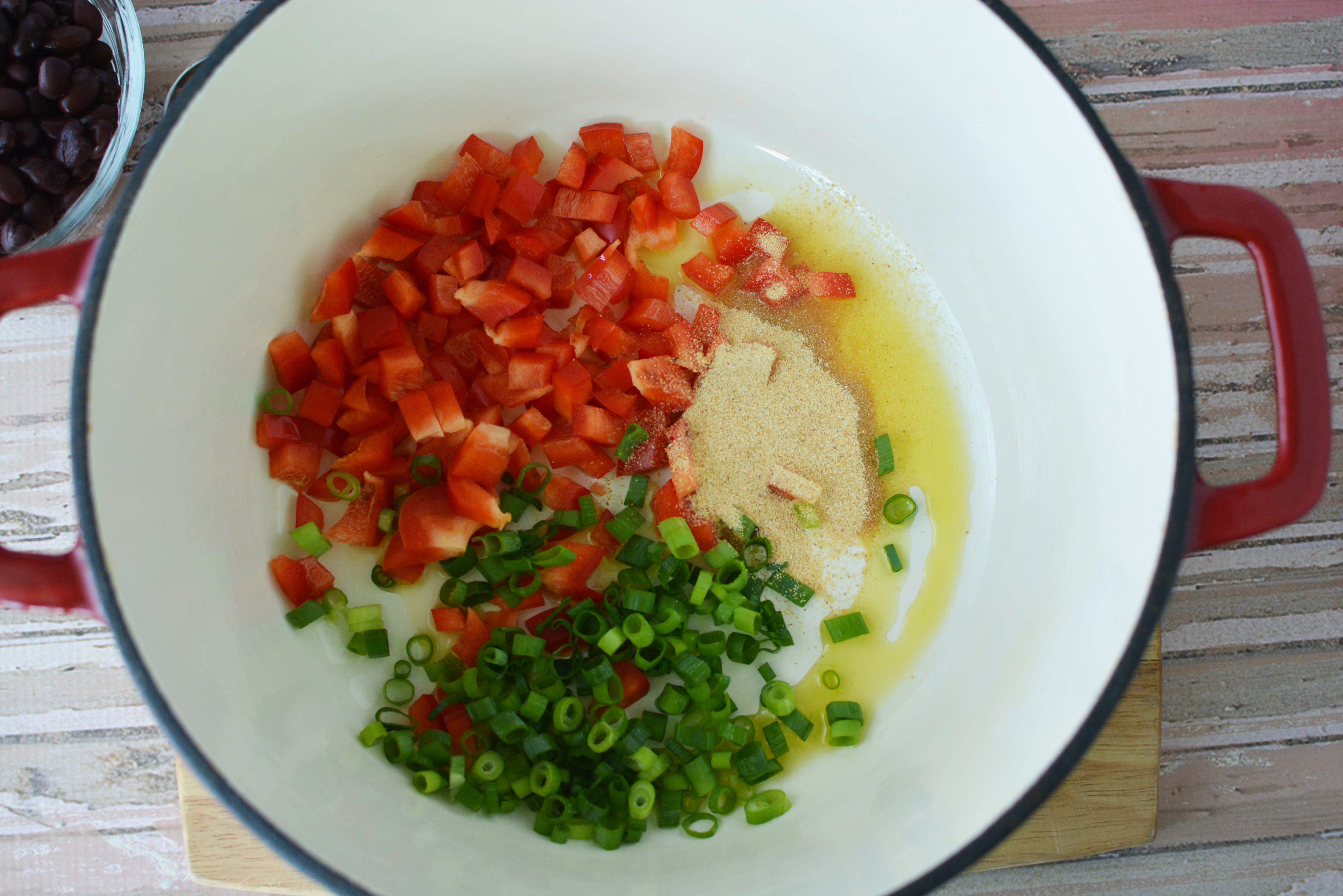 Easy pumpkin black bean soup|Ripped Jeans and Bifocals