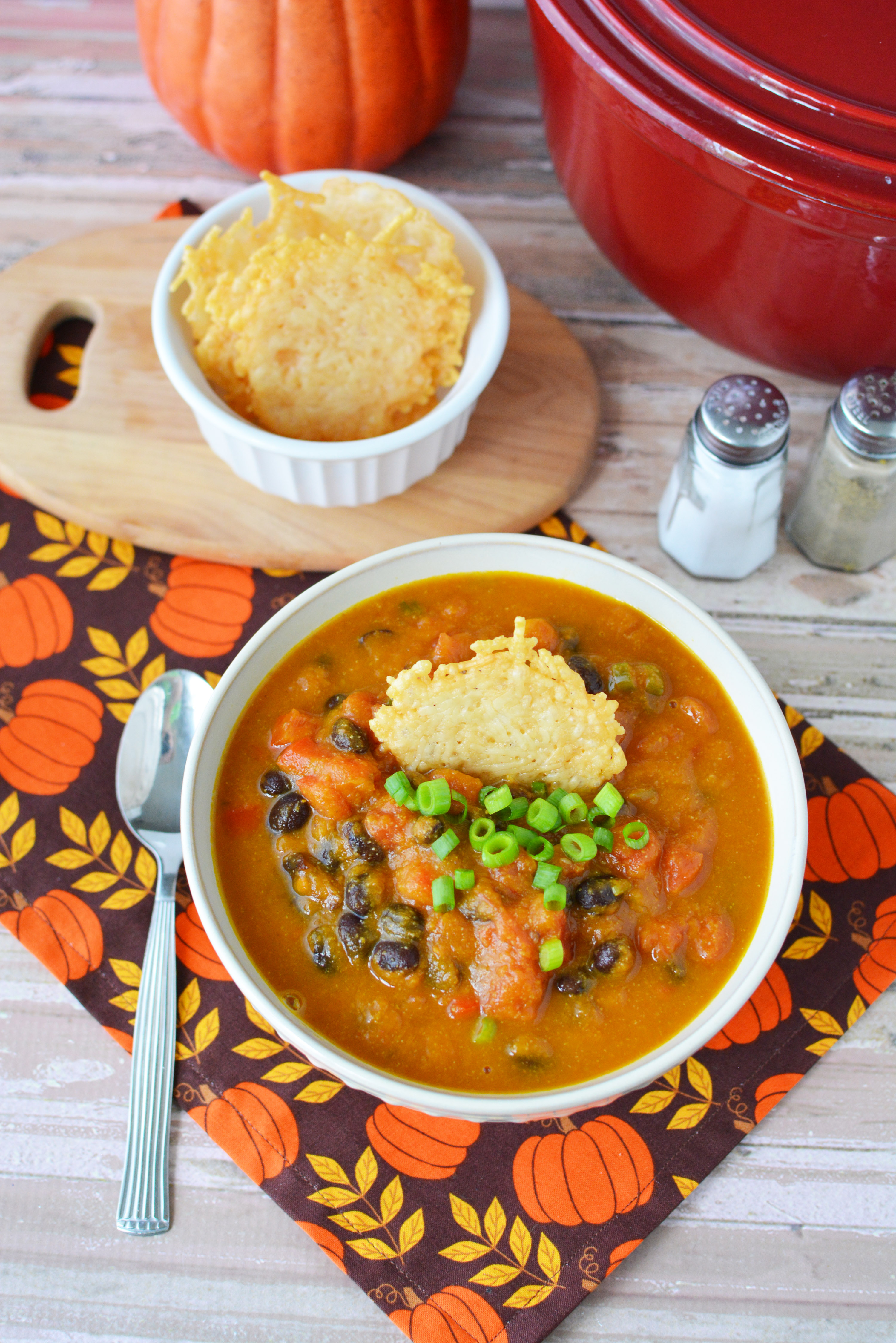 Easy pumpkin black bean soup|Ripped Jeans and Bifocals