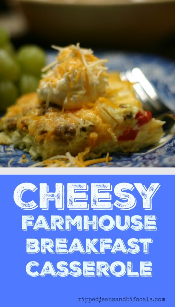 Cheesy farmhouse breakfast casserole|breakfast recipes|egg recipes|breakfast casserole|