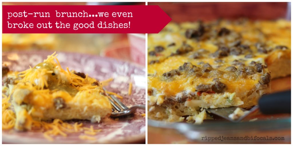 Deliciously Cheesy Breakfast Casserole with Sausage and Kraft Cheese|Ripped Jeans and Bifocals|