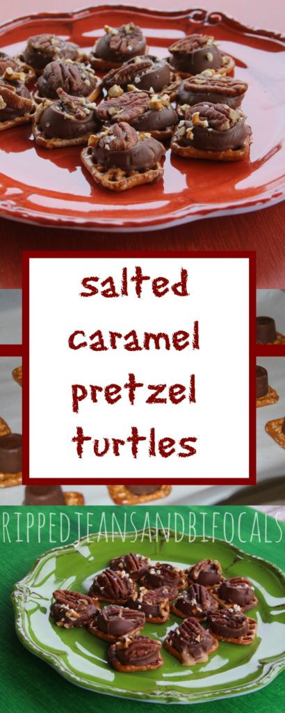 Salted Caramel Pretzel Turtles|Ripped Jeans and Bifocals