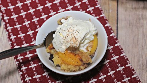 Easy Peach Cobbler with Splenda|Ripped Jeans and Bifocals