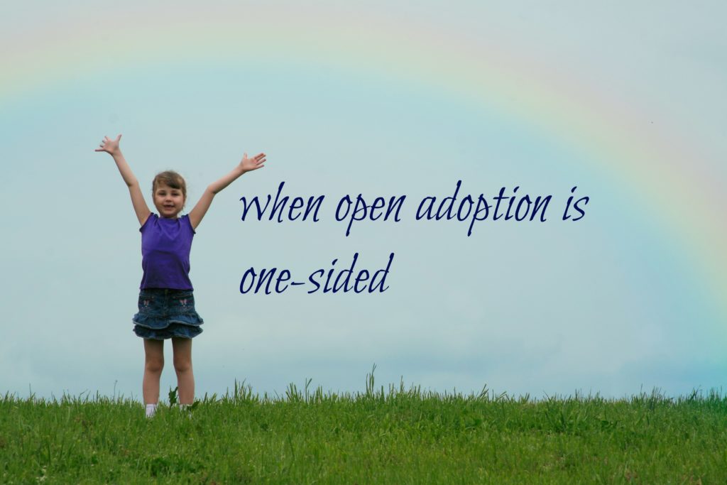 When open adoption is sometimes one-sided|Ripped Jeans and Bifocals
