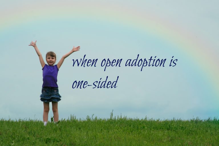When open adoption is sometimes one-sided