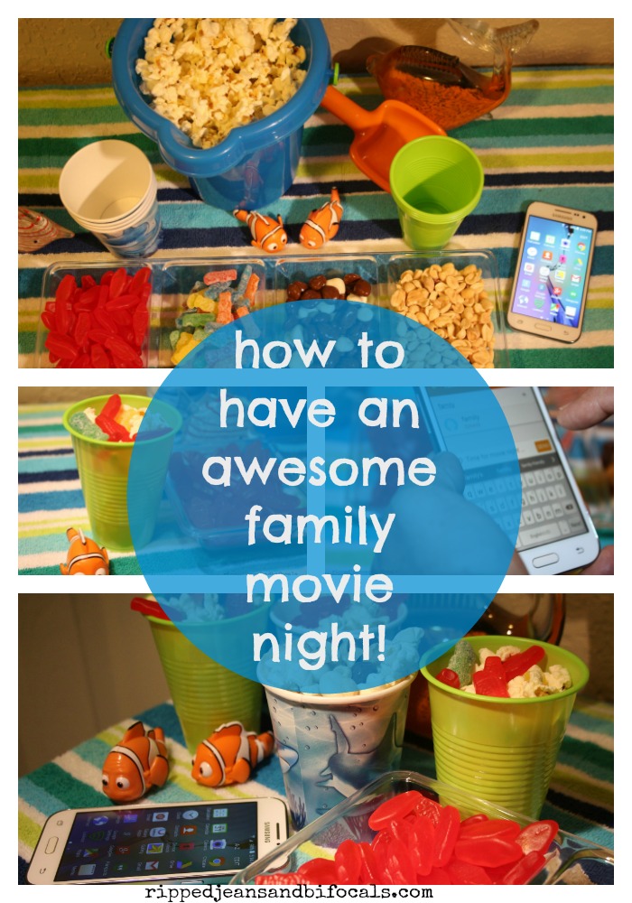 How to have an awesome family movie night|Ripped Jeans and Bifocals