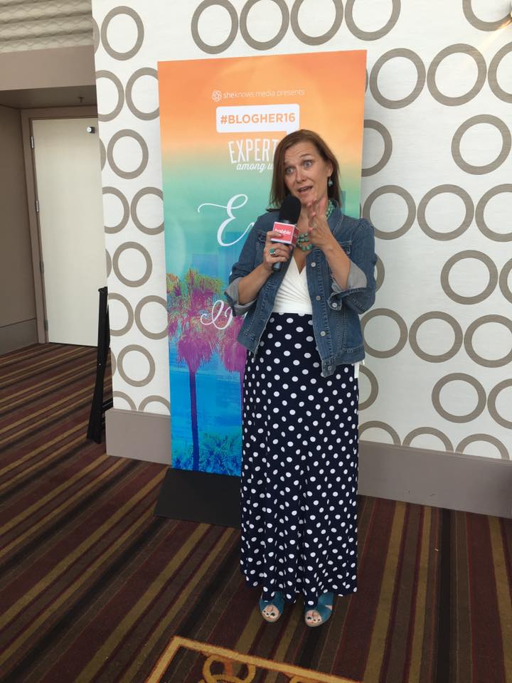 Behind the scenes at BlogHer16|Ripped Jeans and Bifocals
