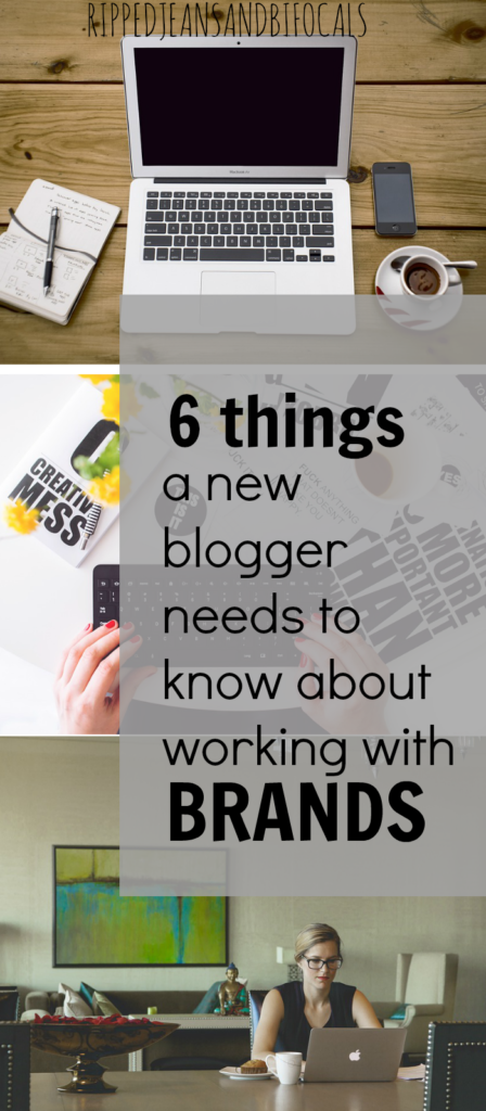 6 things a new blogger needs to know about working with brands|Ripped Jeans and Bifocals