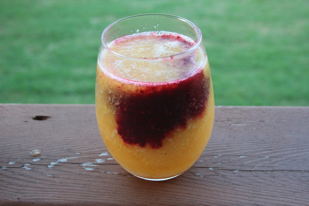 Peach berry wine slushy|Ripped Jeans and Bifocals