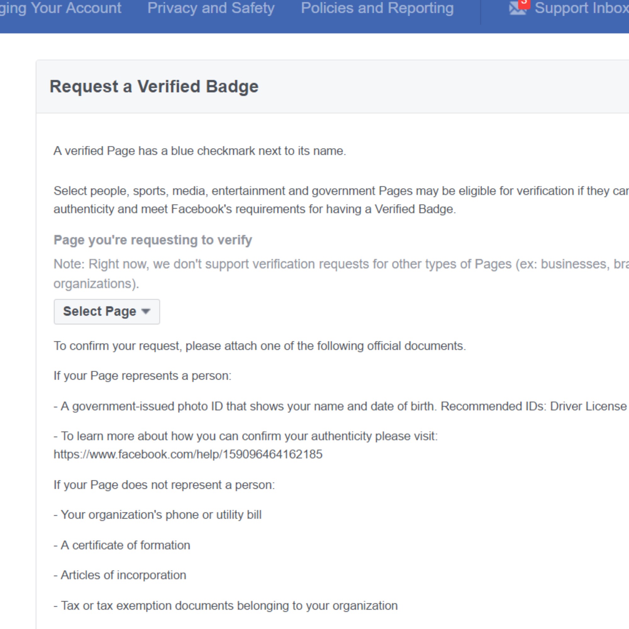 Facebook Page Likes from Verified Badge Accounts
