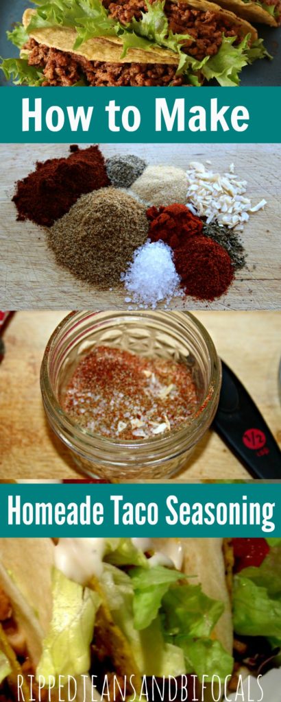 How to make your own taco seasoning|Ripped Jeans and Bifocals