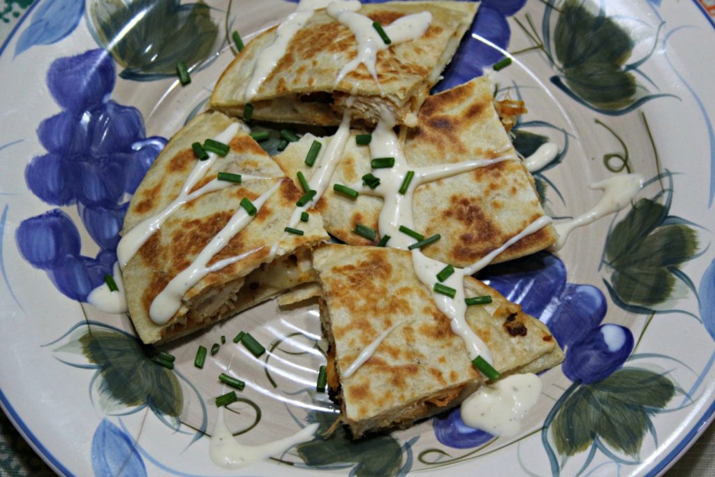 Buffalo Chicken Quesadillas|Ripped Jeans and Bifocals