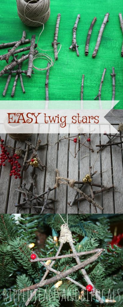 Easy DIY Twig Stars - Easy Craft for Kids!