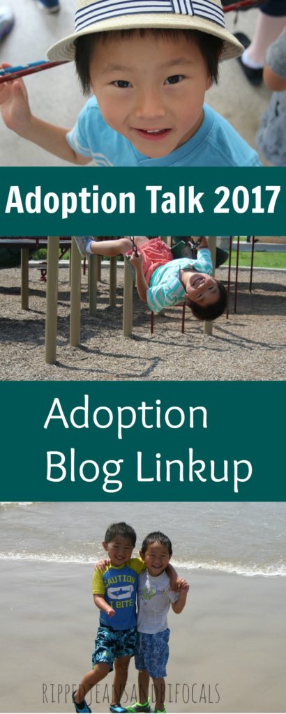 Adoption Talk 2017 Blog Linkup|Ripped Jeans and Bifocals