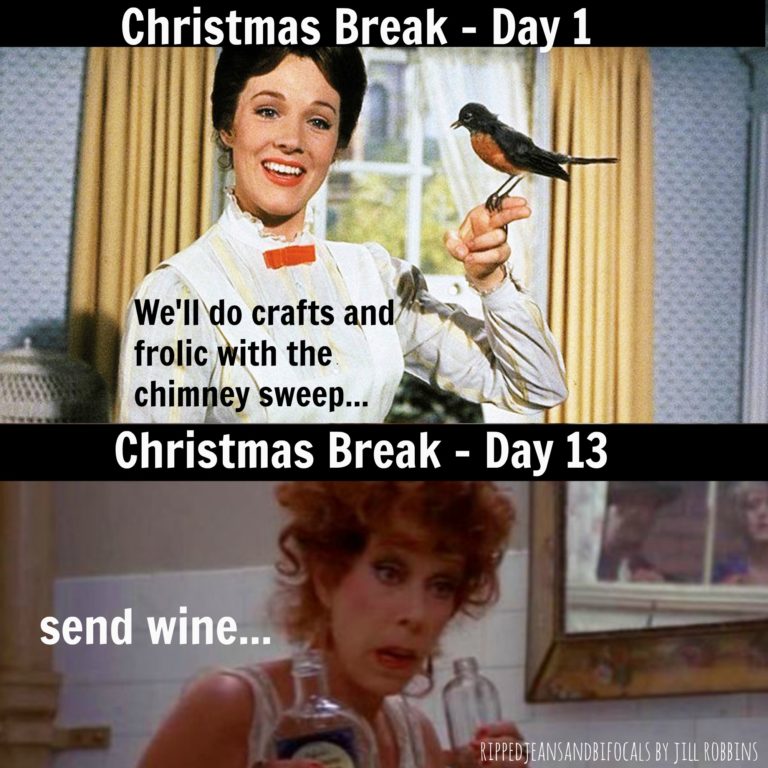 Christmas break is almost over – The Tuesday Meme