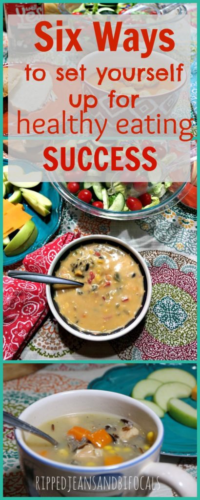 Six ways to set yourself up for healthy eating success|Ripped Jeans and Bifocals