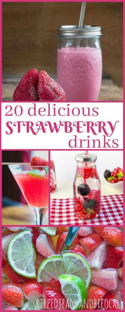 20 Delish Strawberry Drinks|Ripped Jeans and Bifocals