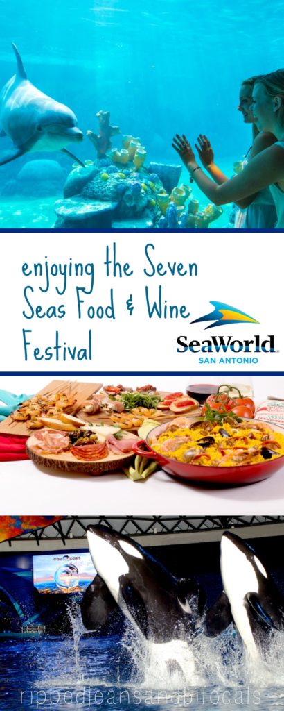 Enjoying the Seven Seas Food and Wine Festival at SeaWorld San Antonio|Ripped Jeans and Bifocals