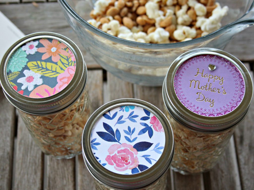 Mother's Day Gift Idea: Mason Jars with Upcycled Greeting Cards|Ripped Jeans and Bifocals