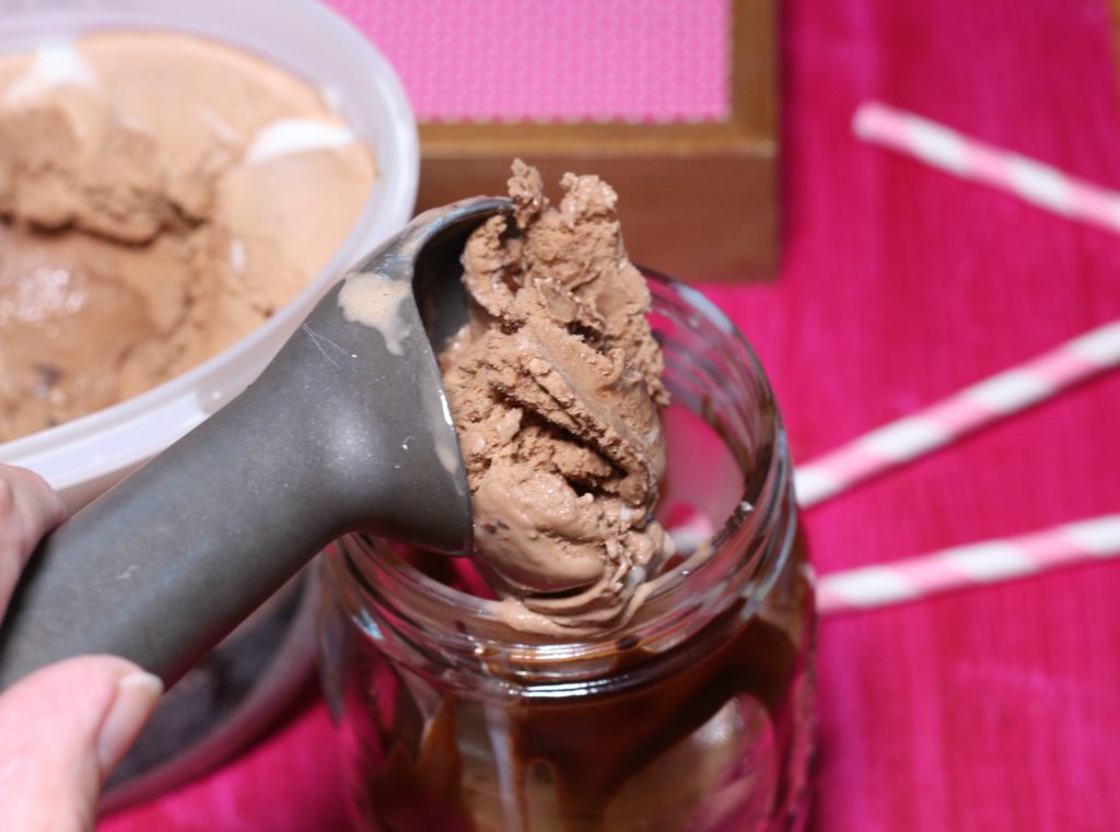 Old-Fashioned Rocky Road Ice Cream Soda|Ripped Jeans and Bifocals