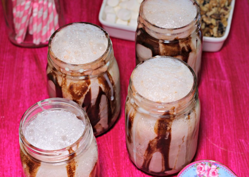 Old-Fashioned Rocky Road Ice Cream Soda|Ripped Jeans and Bifocals