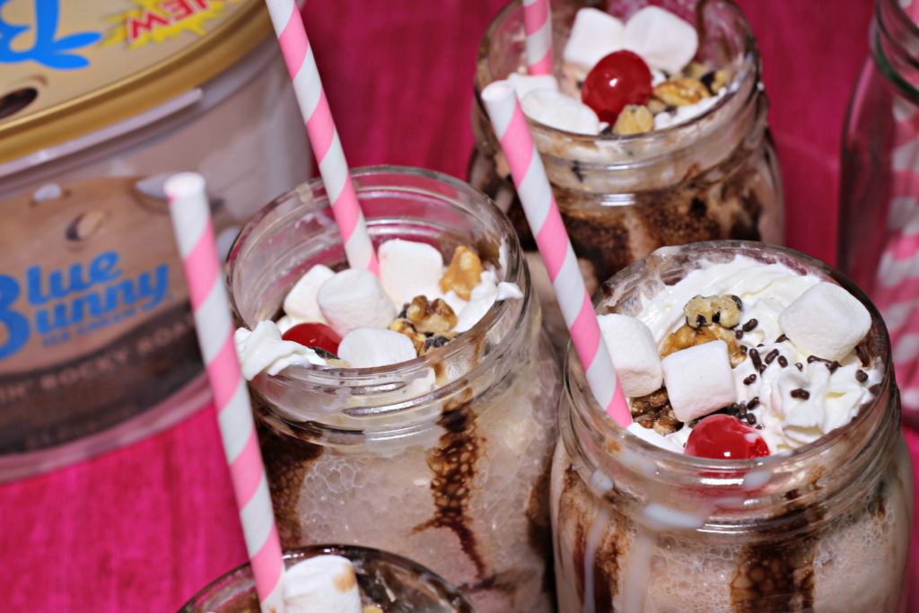 Old-Fashioned Rocky Road Ice Cream Soda|Ripped Jeans and Bifocals