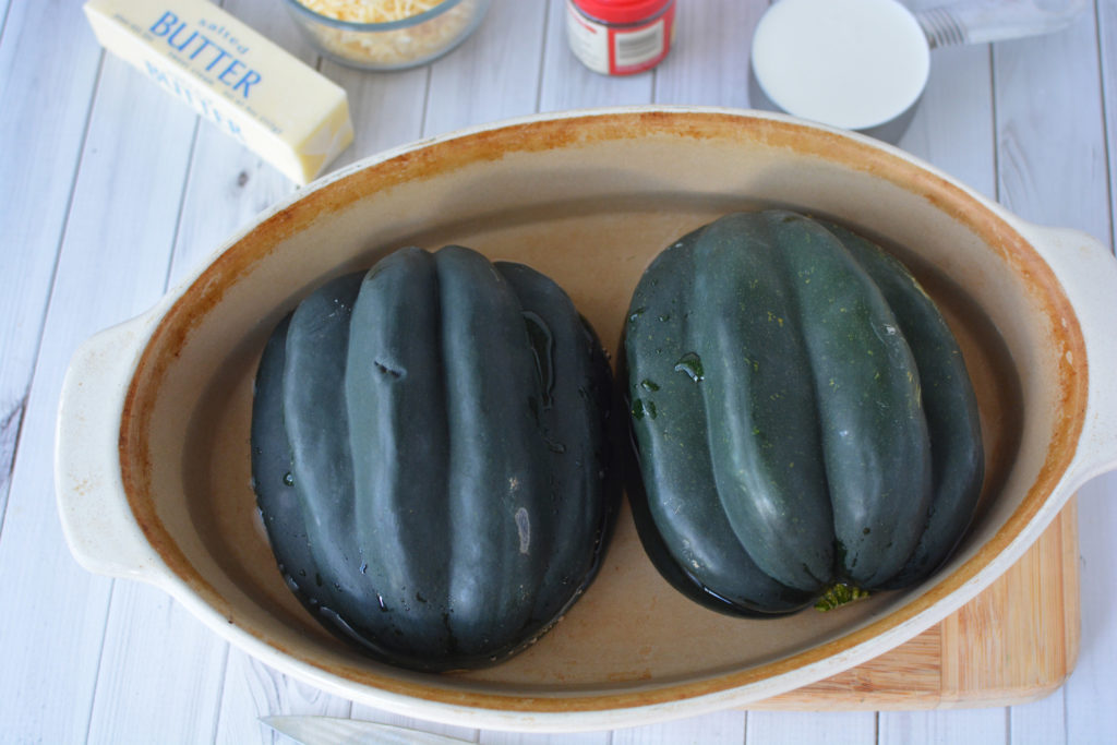 How to make an baked acorn squash dish with butter and cream|Ripped Jeans and Bifocals