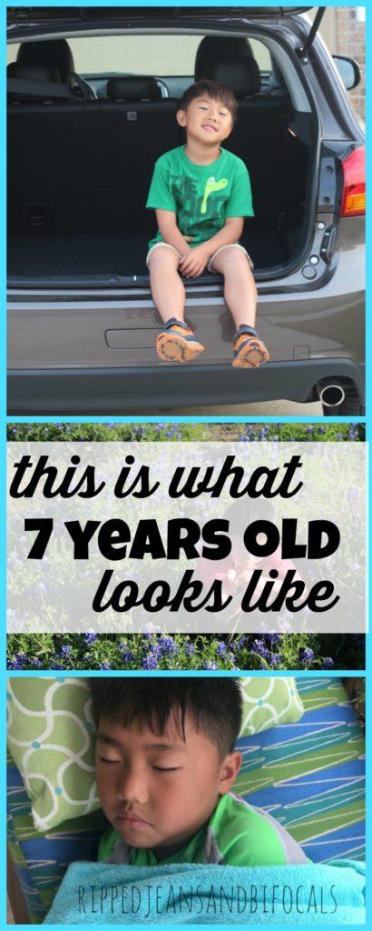 Why seven is the best age|ripped Jeans and Bifocals