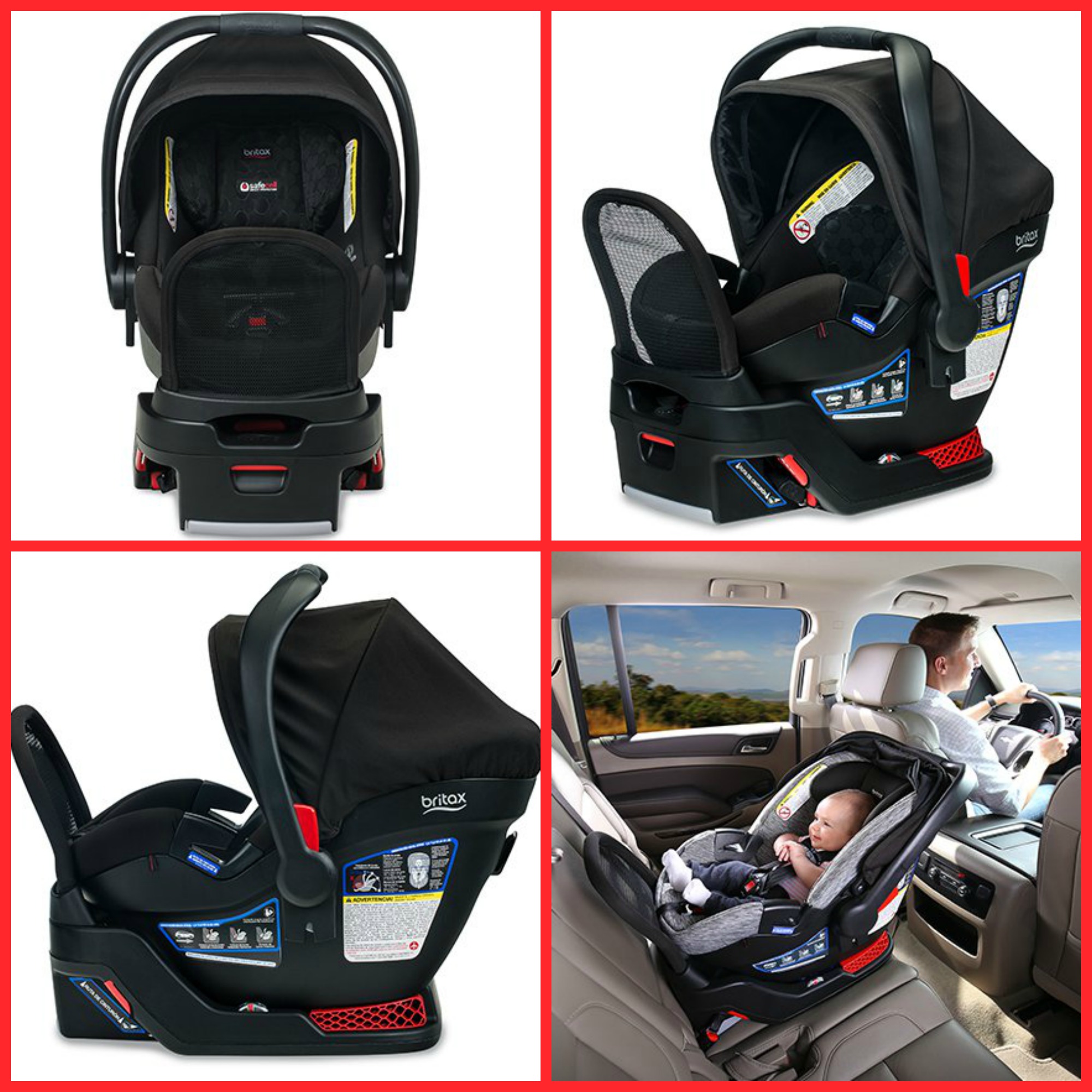 britax infant car seat weight limit