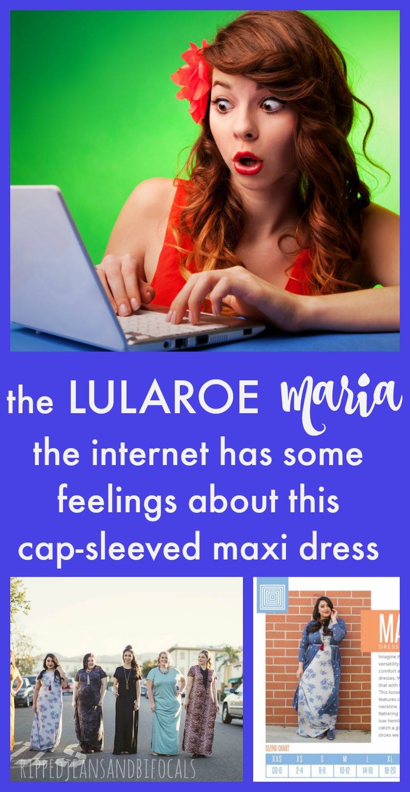 Lularoe debuts the new Maria and the Lularoe Buy, Sell, Trade groups have some feelings|Ripped Jeans and Bifocals