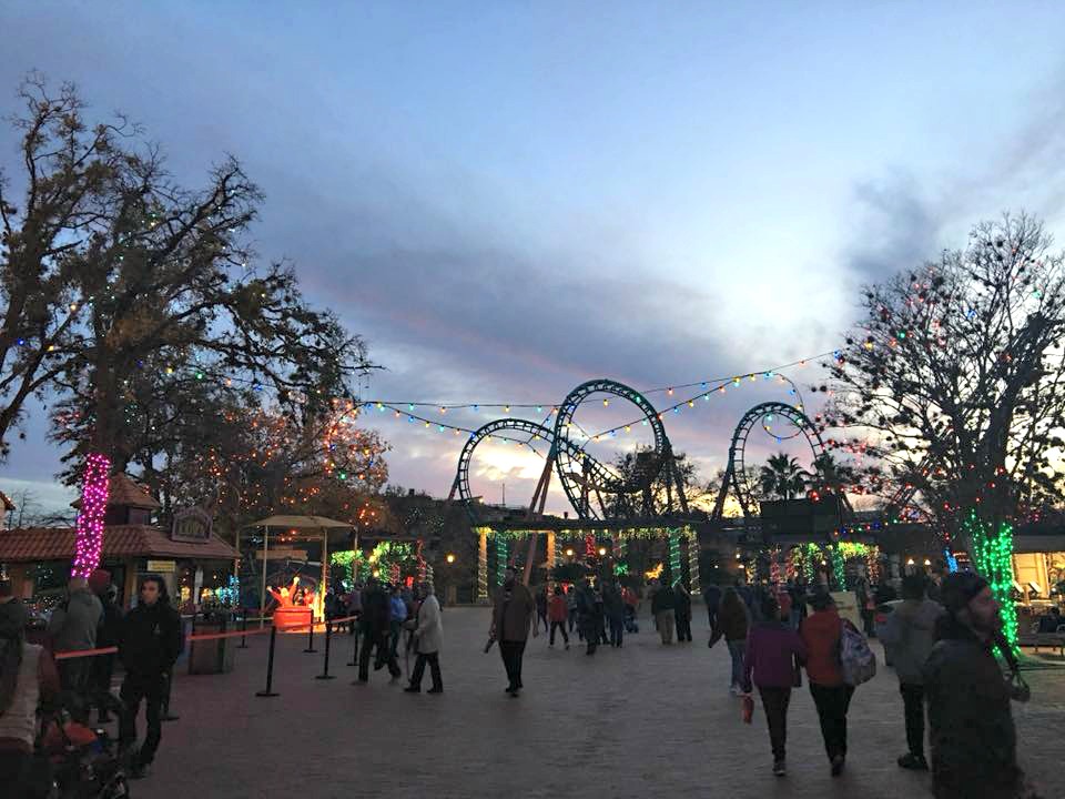 Six Flags Fiesta Texas Holiday in the Park|Ripped Jeans and Bifocals