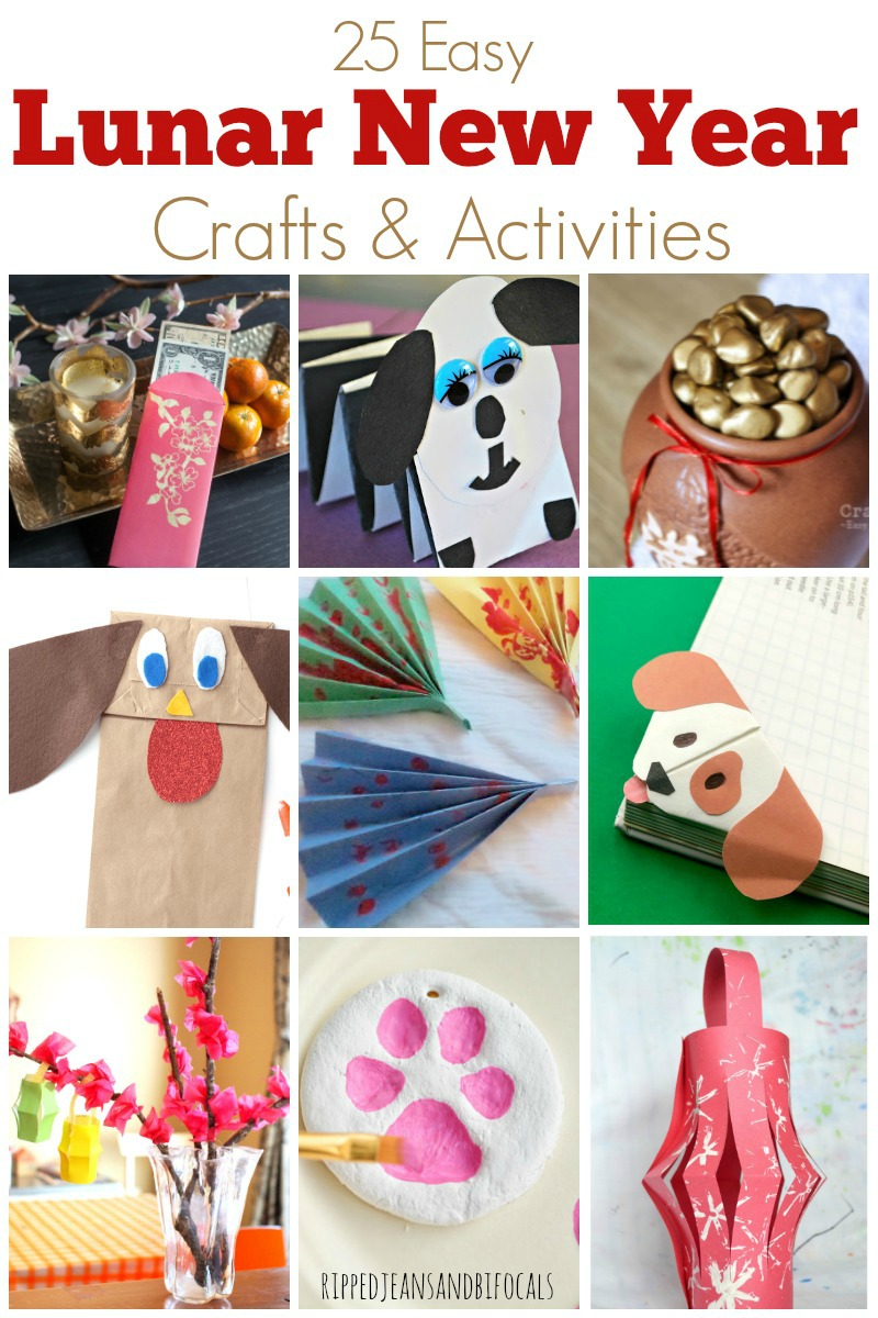 If you're looking for fun and easy Lunar New Year crafts and activities for kids, I've got you covered!|RippedJeansAndBifocals