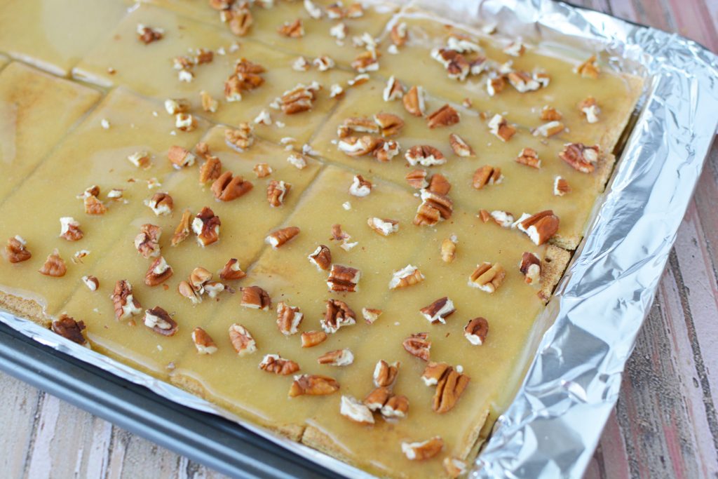 Toffee Graham Cracker Cookies