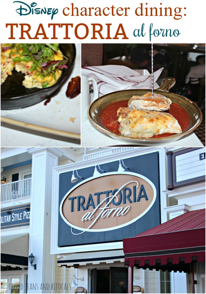 Why we love the character breakfast at Trattoria al Forno|RIpped Jeans and Bifocals