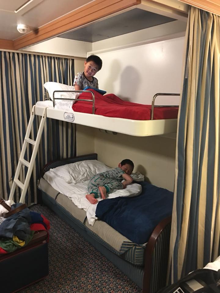 Review Of The Disney Dream, Disney Dream Rooms With Bunk Beds