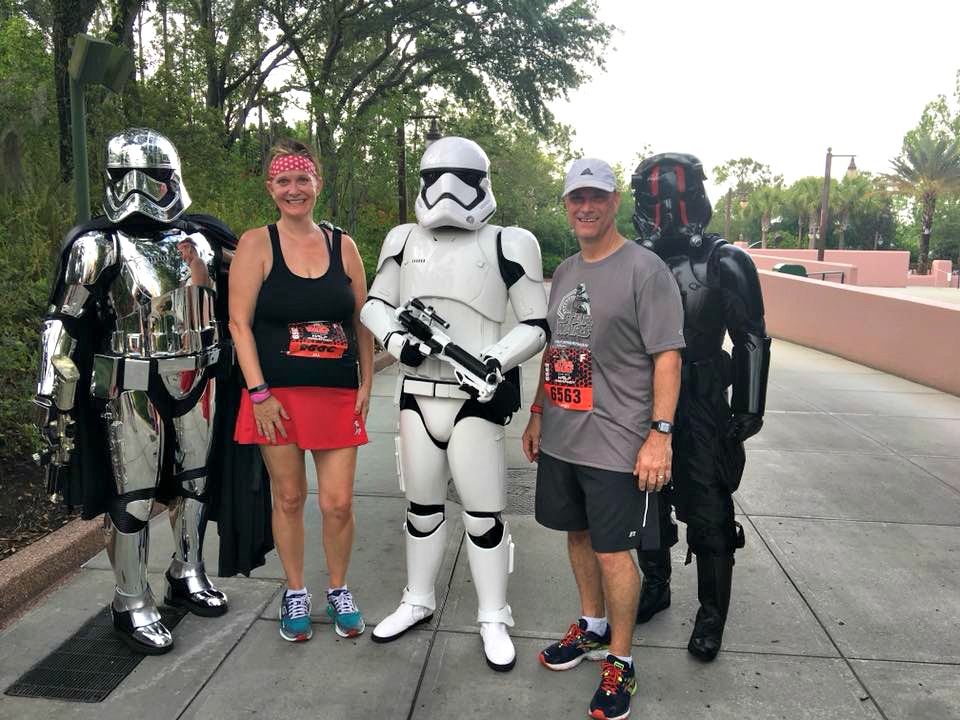 The Star Wars Half Marathon was my first RunDisney event. My husband and I did the Dark Side Half Marathon and we're officially RunDisney addicts now!