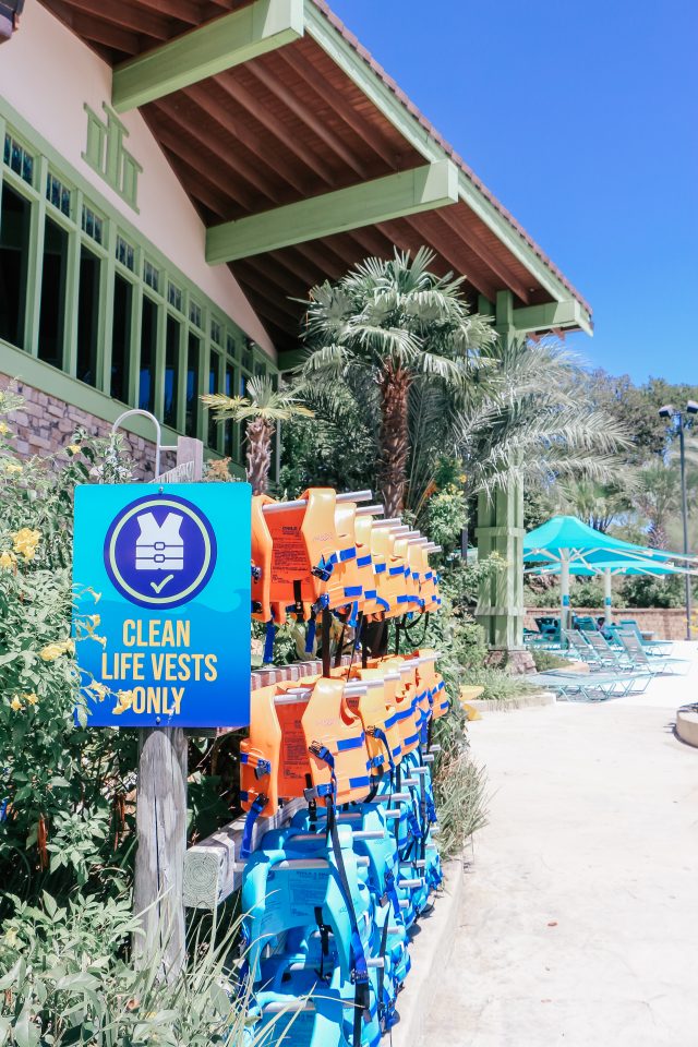 Life Jackets at SeaWorld Texas