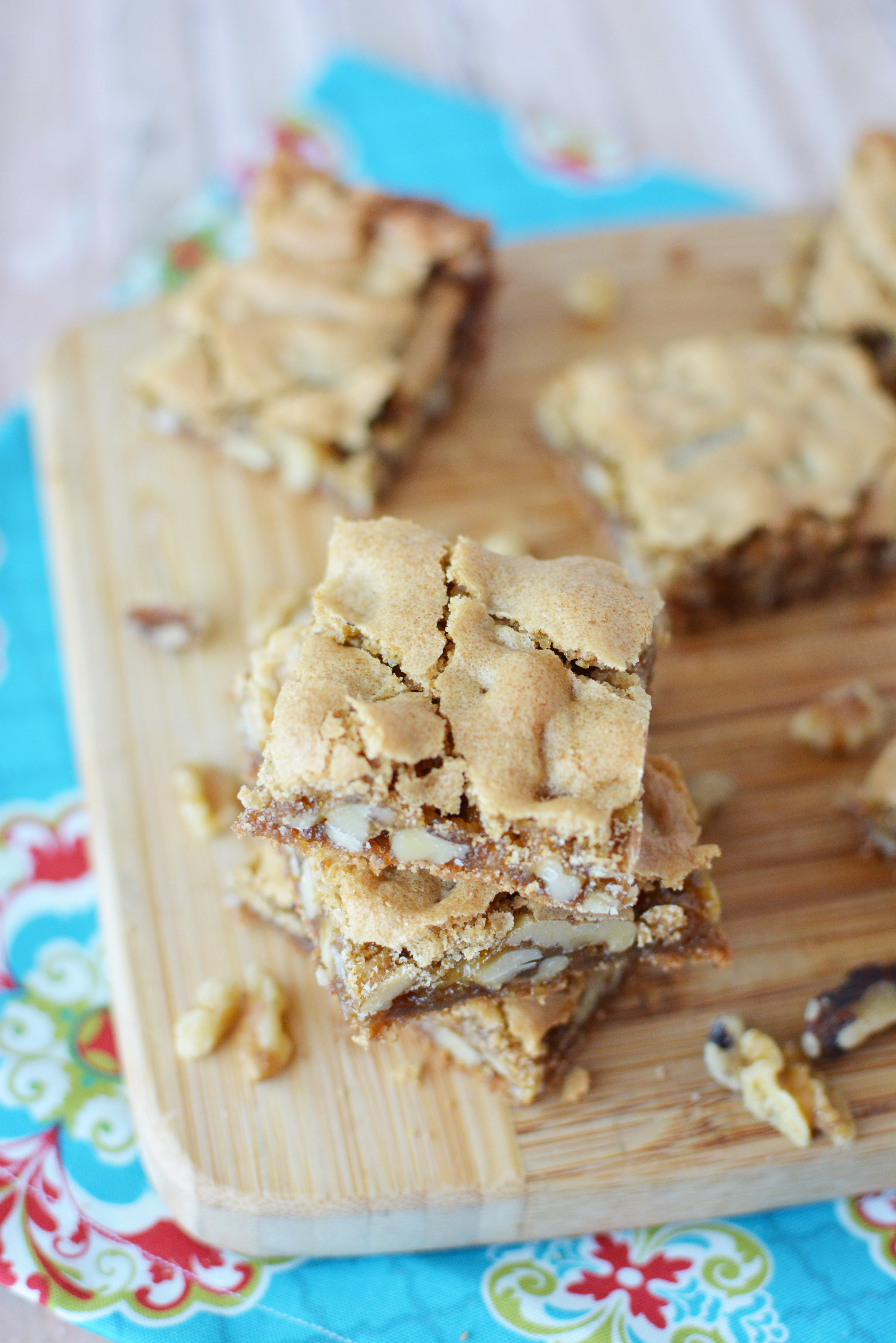 Chewy Walnut Squares|Ripped Jeans and Bifocals