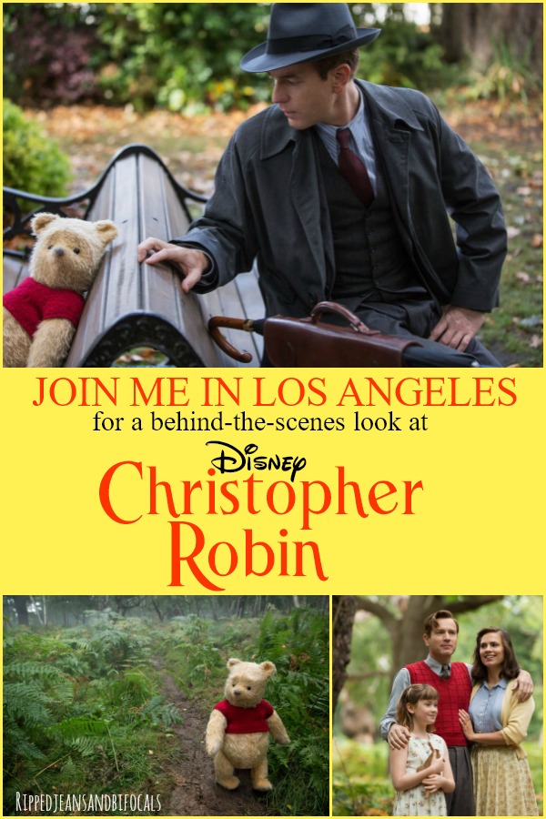 Join me in Los Angeles July 29-31 for the Christoper Robin Event #ChristopherRobinEvent