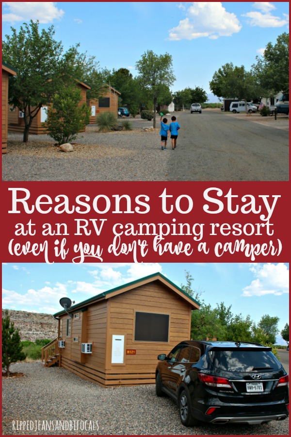 Reasons to stay in a Thousand Trails RV Camping Resort (even if you don't have an RV or like to camp)|Ripped Jeans and BIfocals