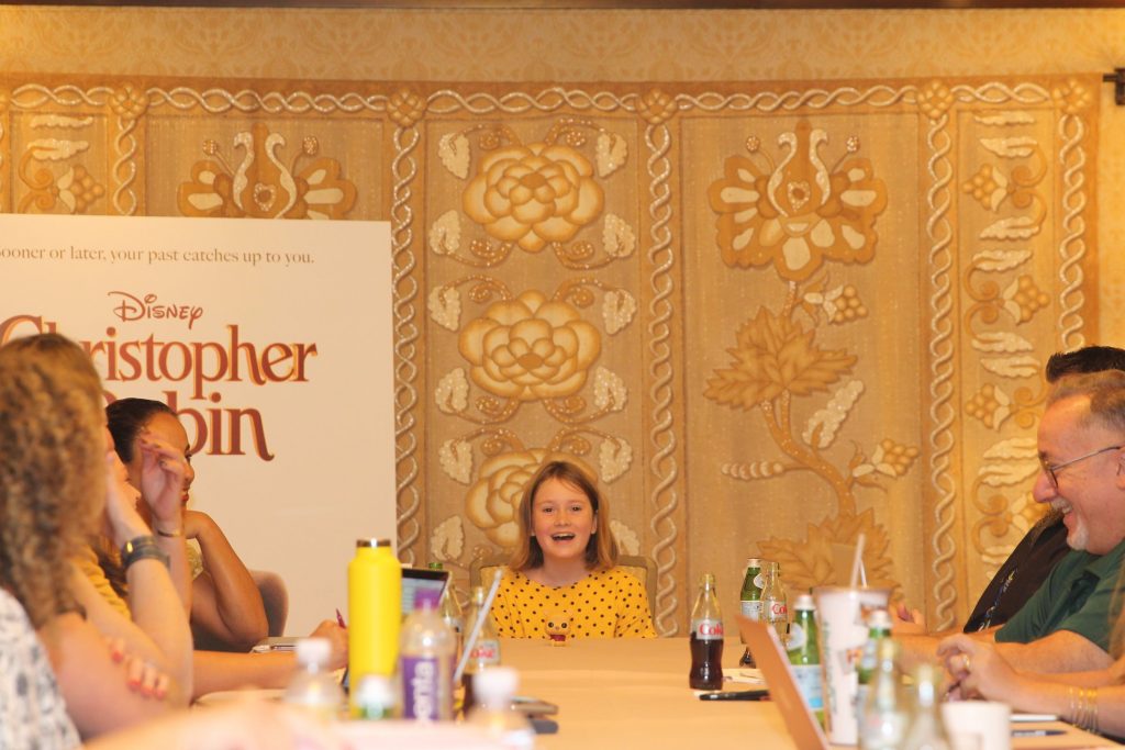 Behind the scenes of Disney's Christopher Robin - Interview with Bronte Carmichael #ChristopherRobinEvent