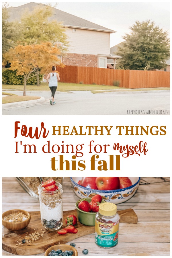 Four Healthy Things I'm Doing for Myself this Fall|Ripped Jeans and Bifocals