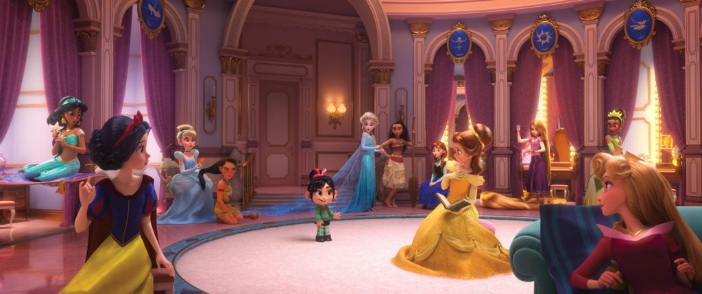 Behind the scenes with the scene-stealing princesses from Ralph Breaks the Internet