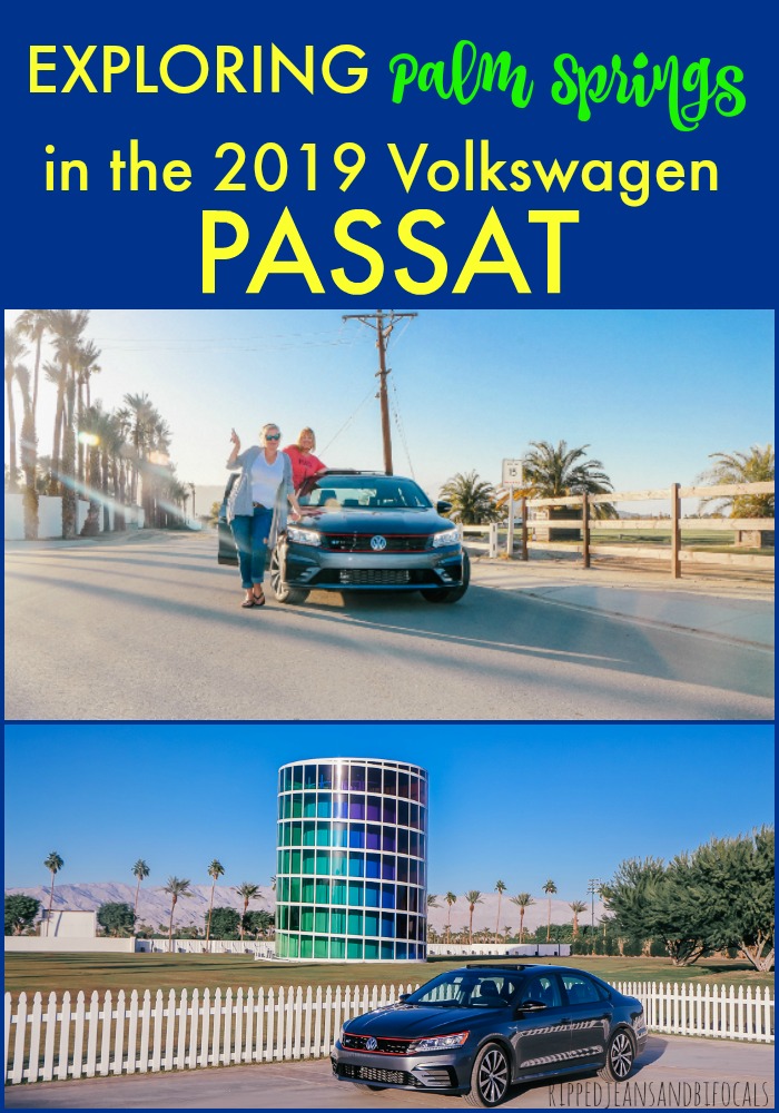 A review of the 2019 Volkswagen Passat driven in beautiful Palm Springs with a Girl's Guide to Cars