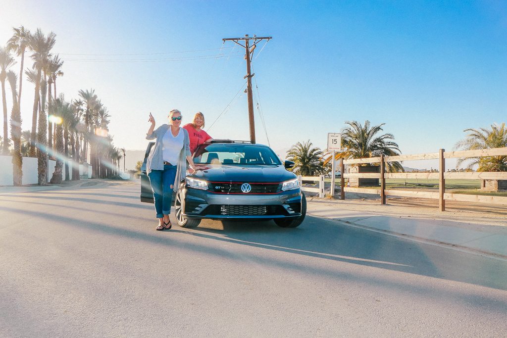 A review of the 2019 Volkswagen Passat driven in beautiful Palm Springs with a Girl's Guide to Cars