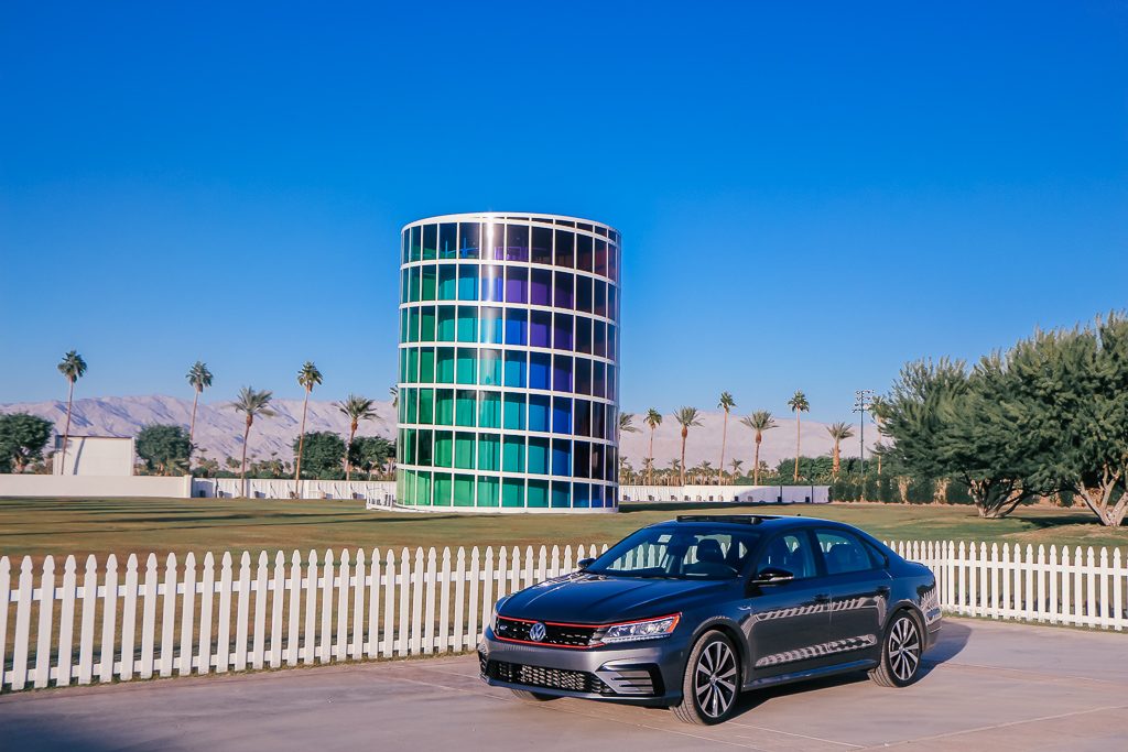 A review of the 2019 Volkswagen Passat driven in beautiful Palm Springs with a Girl's Guide to Cars