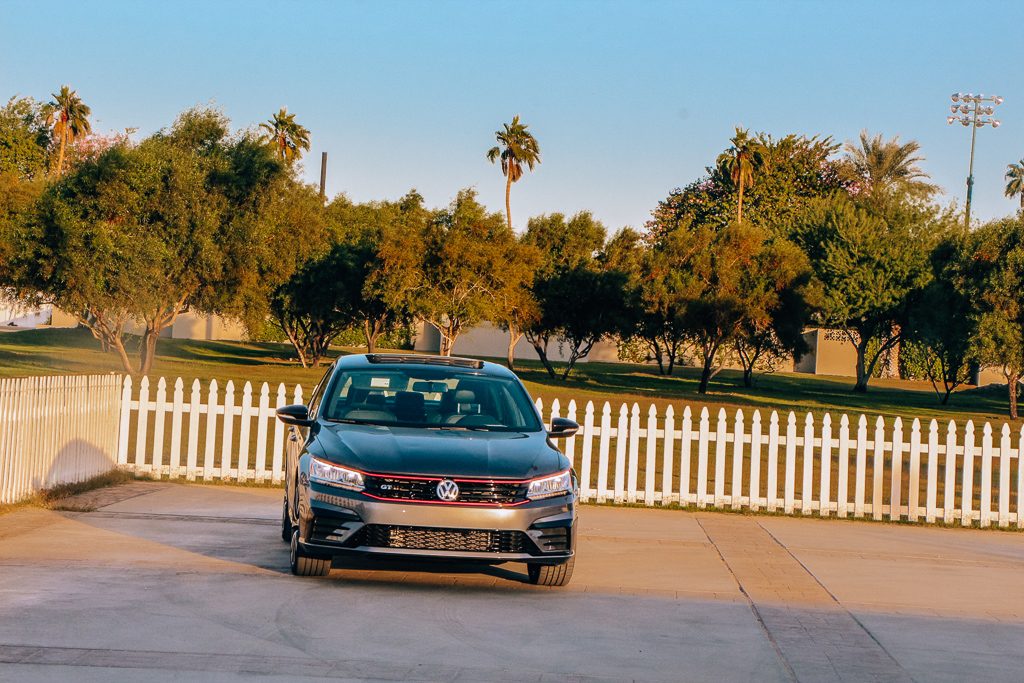 A review of the 2019 Volkswagen Passat driven in beautiful Palm Springs with a Girl's Guide to Cars